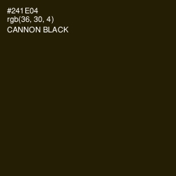 #241E04 - Cannon Black Color Image